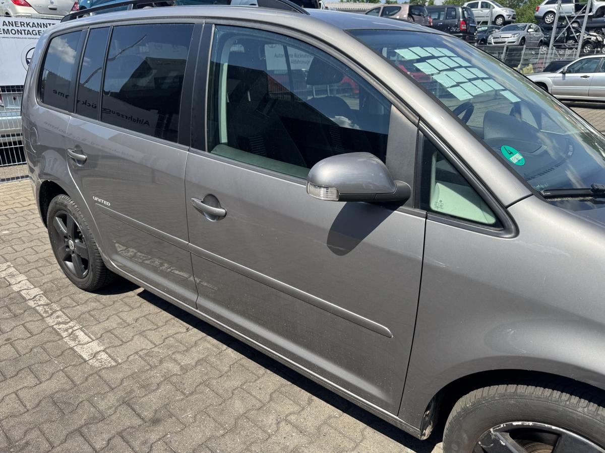 VW Touran 1T original T&uuml;r vorn rechts LD7S Graumetallic Rohbau Bj.2008
